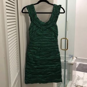 BCBG Fun Green Party dress